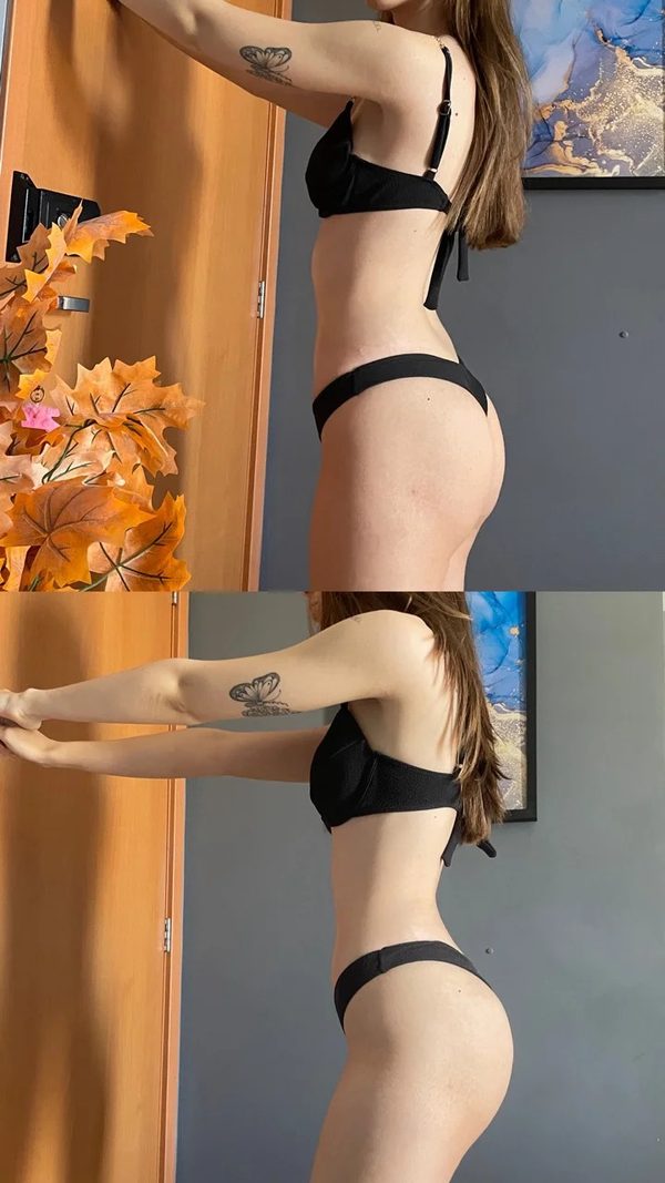 Antes e depois de uma aluna da Crew, perfil
